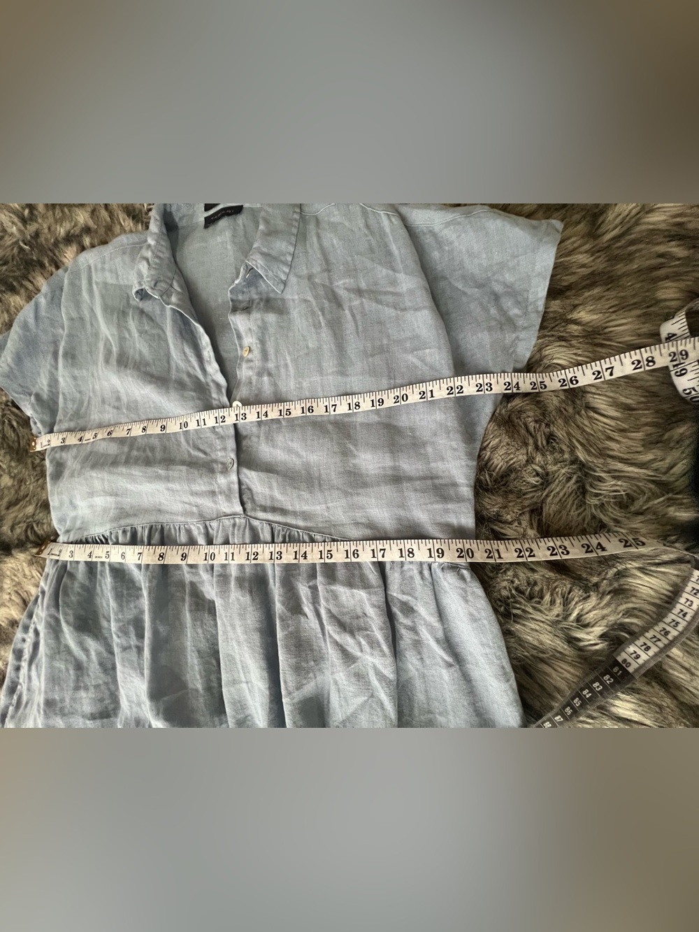 TAHARI 100% Linen Tiered 3/4 Agate
Dress Size L - Picture 7 of 11